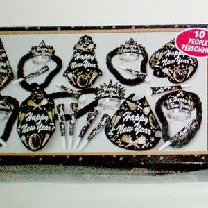 Decorative New Year Tymes Party Assortments for 10 People NIB